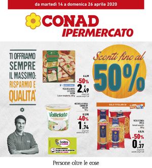 Volantino Conad Iperstore Conad Nord Ovest Piemonte 14 26 Aprile 2020