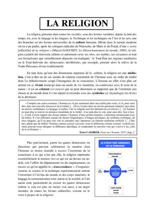 La Religion