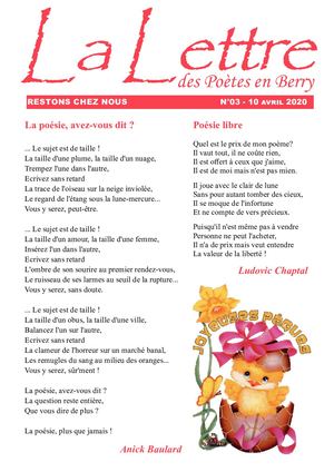 Restons Chez Nous N°3