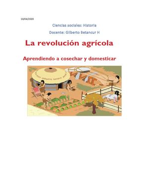 Clase La Revolucion Agricola