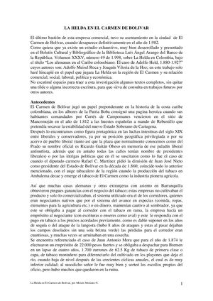 La Helda En El Carmen De Bolivar