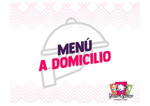 Menú a domicilio