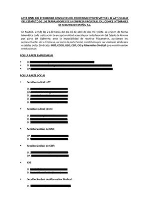 Acta De Acuerdo Definitiva Prosegur Sis Erte