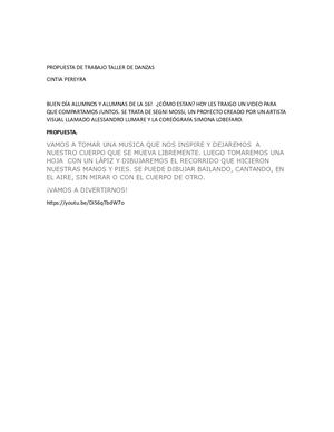 Danzas Actividad Segni Mossi 1