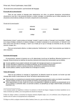 Prof Norcini Lengua Y Literatura Primer Año Teoría Y Ejercitación