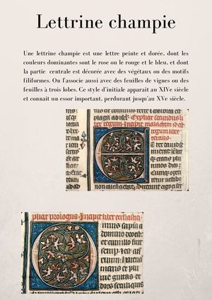 Modèles De Lettrines