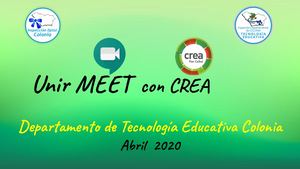 Unir Meet Con Crea