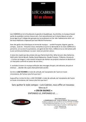 Biographie de Loic Cabrion