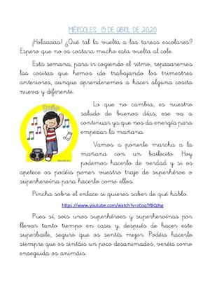 Tarea Miércoles 15 De Abril