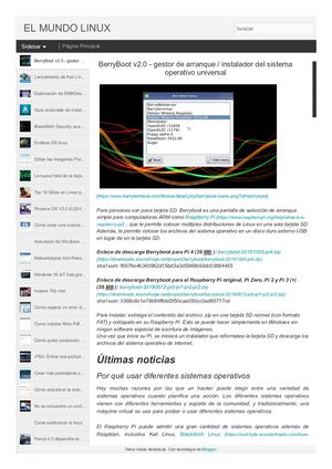 Berry Boot V2 0 Gestor De Arranque Instalador Del Sistema Operativo Universal