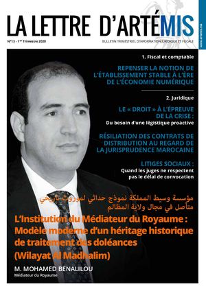 LETTRE N°13 - Trimestre 1 2020