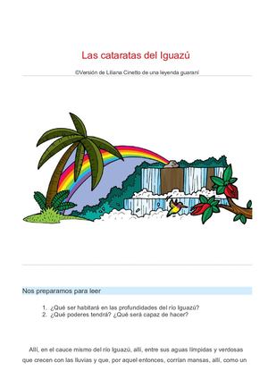 Las Cataratas Del Iguazú. Leyenda guaraní