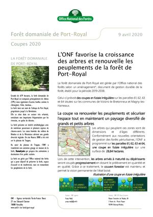 Communique Coupe Onf 2020 Fd Port Royal Pa 61 62 63 64