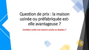 Maison normale vs Maison usinée: laquelle est la plus avantageuse ?