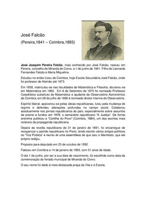 Bernardo Carvalho 7c José Falcão