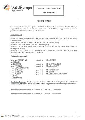 06/07/2017 - CR du CC