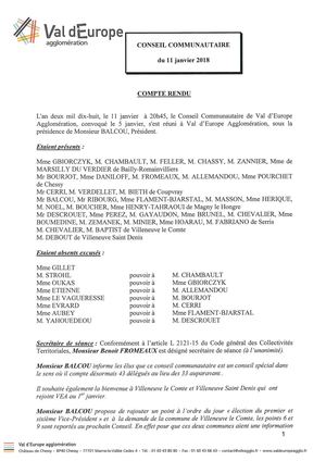 11/01/2018 - CR du CC