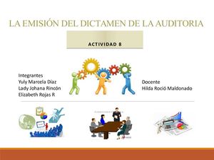 La Emisión Del Dictamen De La Auditoria