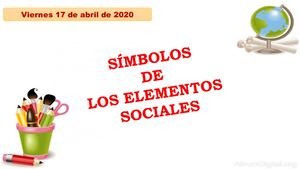 Simbolos De Los Elementos Sociales