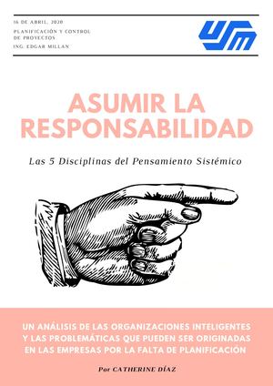 Asumir La Responsabildad. Las 5 Disciplinas de Pensamiento Sistémico