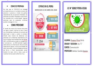 tríptico comunicacion