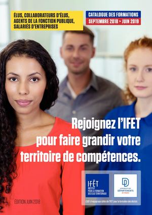 IFET : catalogue des formations septembre 2018 > juin 2019