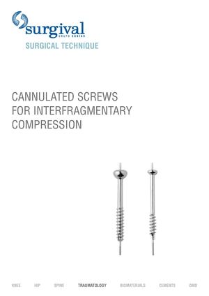 CANNULATED SCREWS ENGLISH