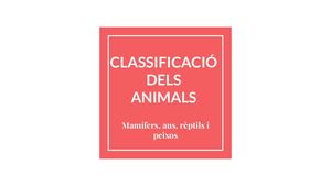 Classificació Dels Animals
