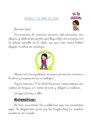 Tarea Viernes 17 De Abril