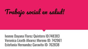 Trabajo Social En Salud