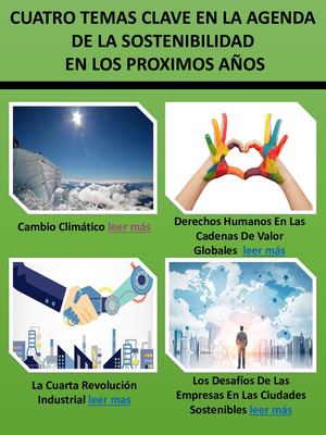 Revista cuatro temas claves en la agenda de la sostenibilidad