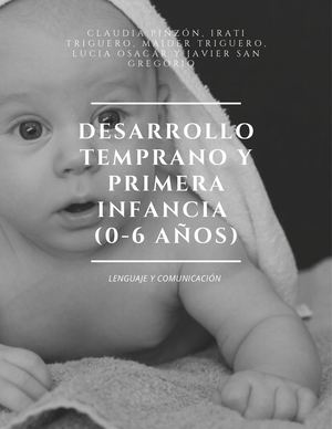 Desarrollo temprano y primera infancia (0-6 AÑOS)