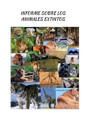 Animales Extintos (2 0)