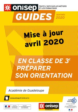 Aprés la classe de 3e, rentrée 2020