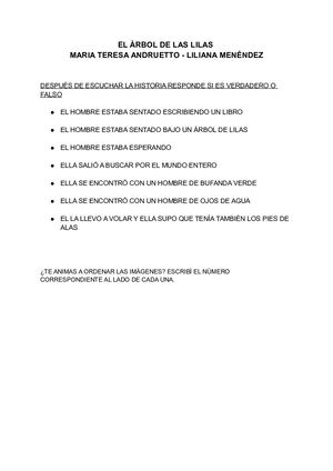 El Arbol De Las Lilas