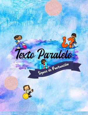 Texto Paralelo Signos De Puntuación 1