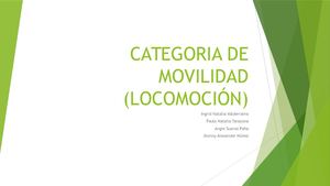 Categoría De Movilidad (locomoción)
