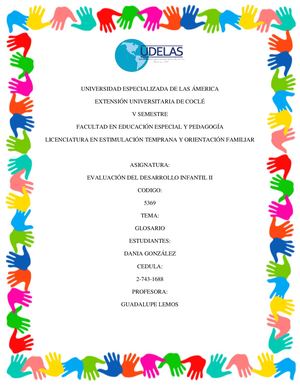 Actividad N°1 Glosario