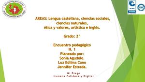 Actividades Tranversales Grado Segundo