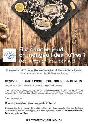 Catalogue Producteurs Huîtres de Thau
