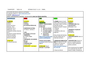 PLANIFICACIÓ ACT 6È.