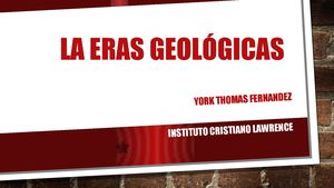 Eras Geologicas