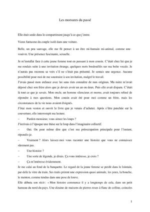 Les Morsures Du Passé