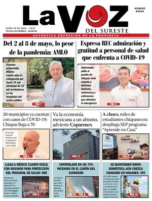 La Voz Del Sureste 20-04-2020
