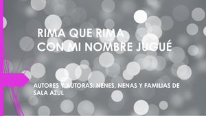 Rima Que Rima