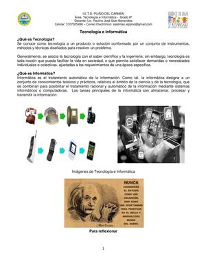 Grado 8 - Tecnologia E Informatica