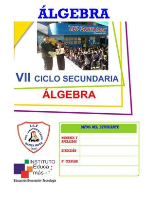 ÁLgebra Vii Ciclo 2020