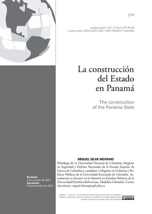 Dialnet La Construccion Del Estado En Panama 5206360