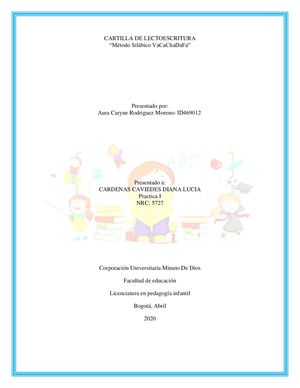 Cartilla De Lectoescritura