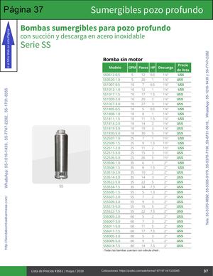 19-037 Página - CATÁLOGO, LISTA DE PRECIOS, BARMESA - BARNES DE MÉXICO 2020 tiendabombasbarmesa.com